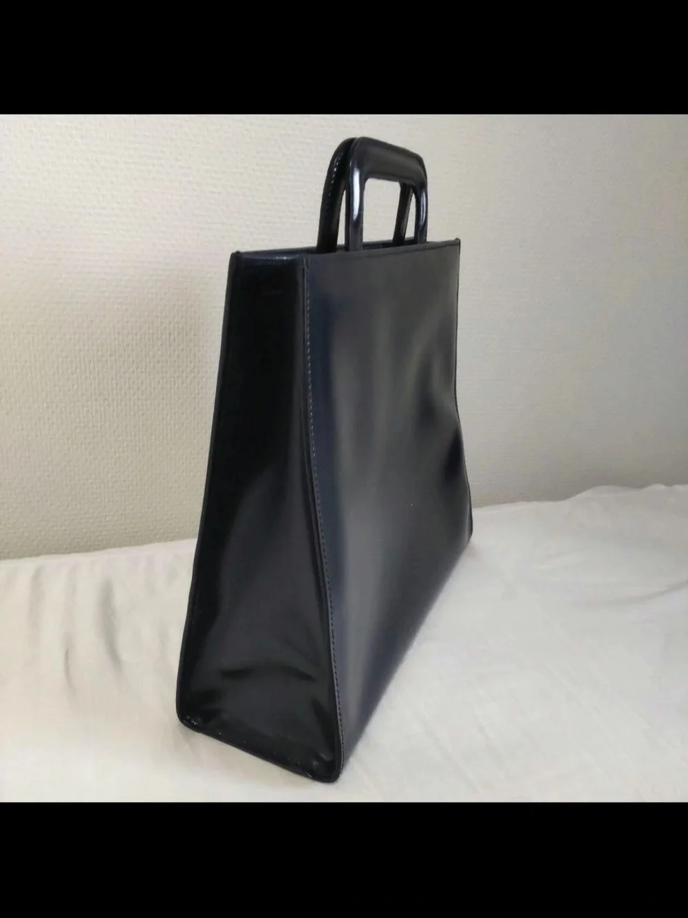 Gucci Clear PVC Tote with Black Trim and Inner Pouch